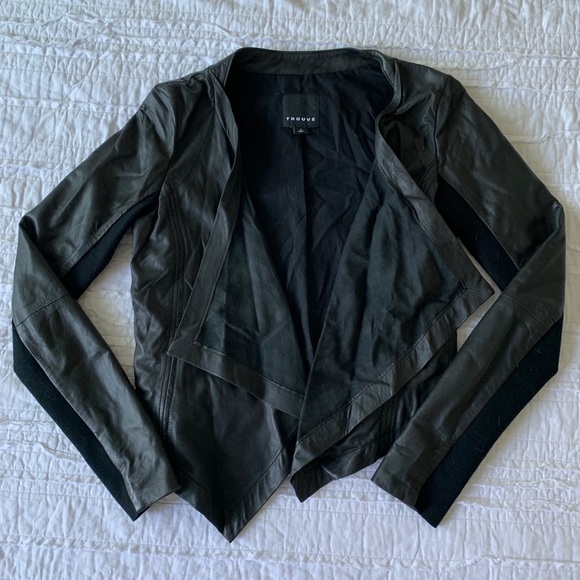 Trouvé Leather Jacket- Real Leather! - Picture 3 of 8